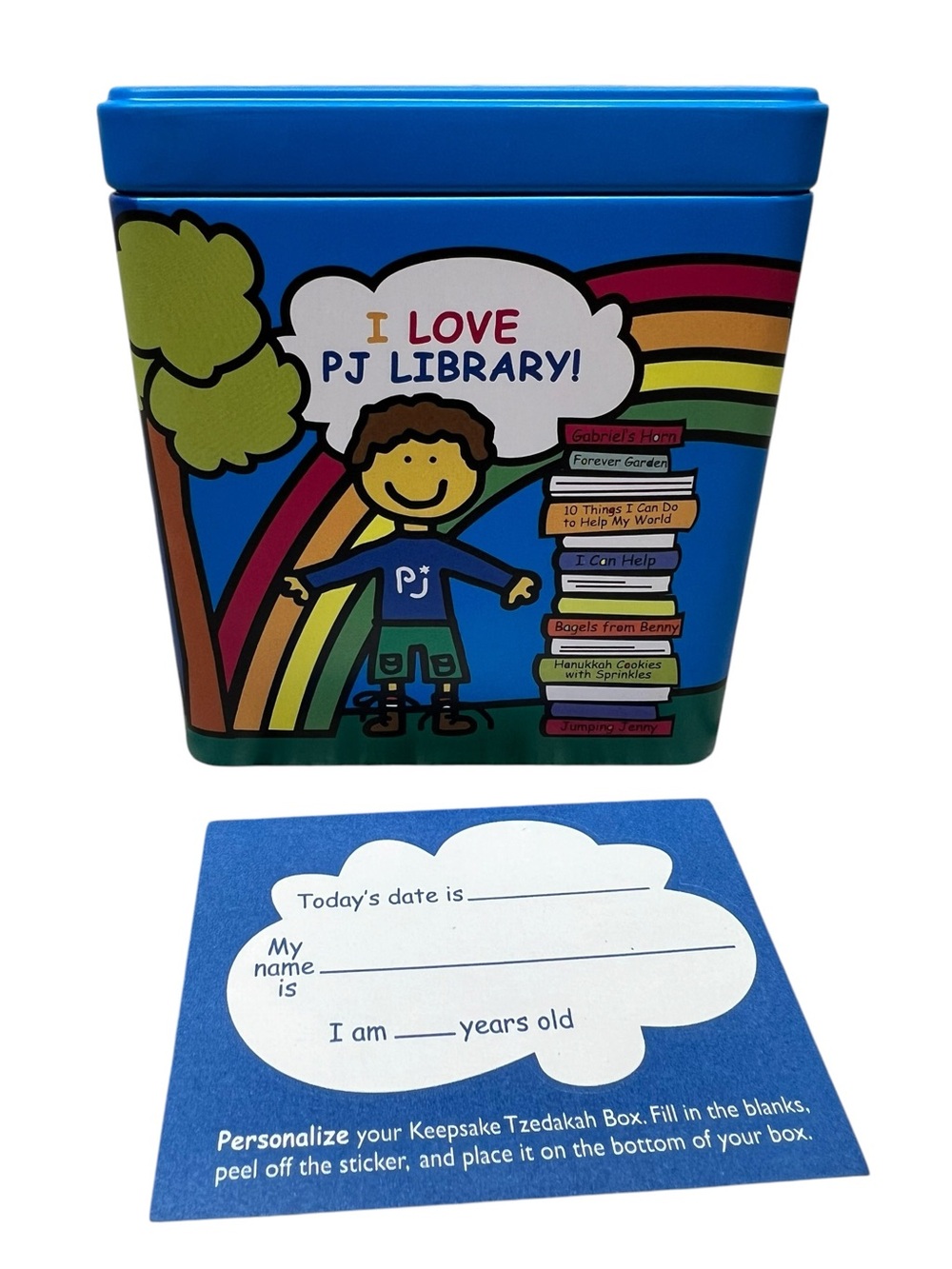 PJ Library Tzedakah Charity Box Todd Parr